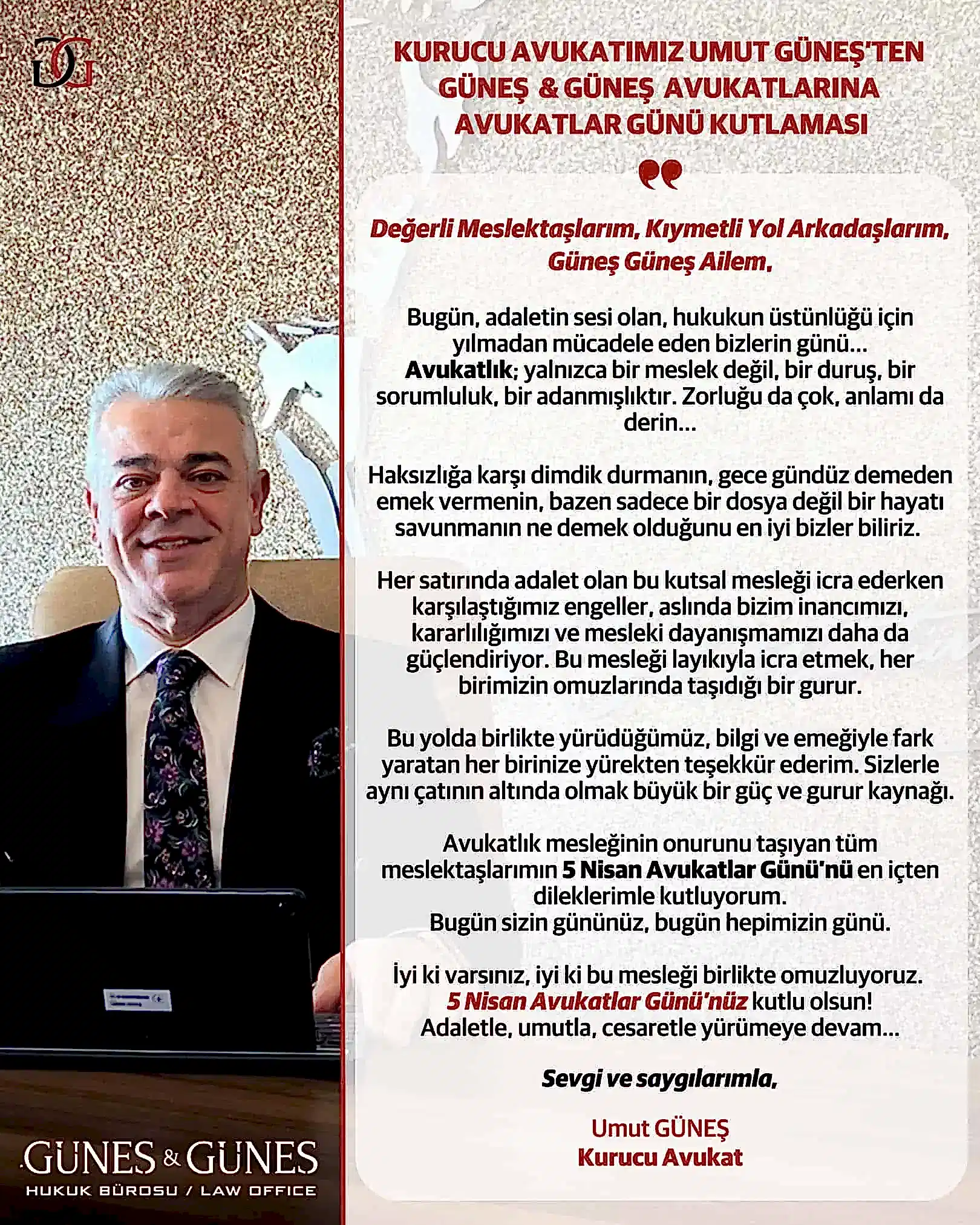 Avukatlar günü kutlaması